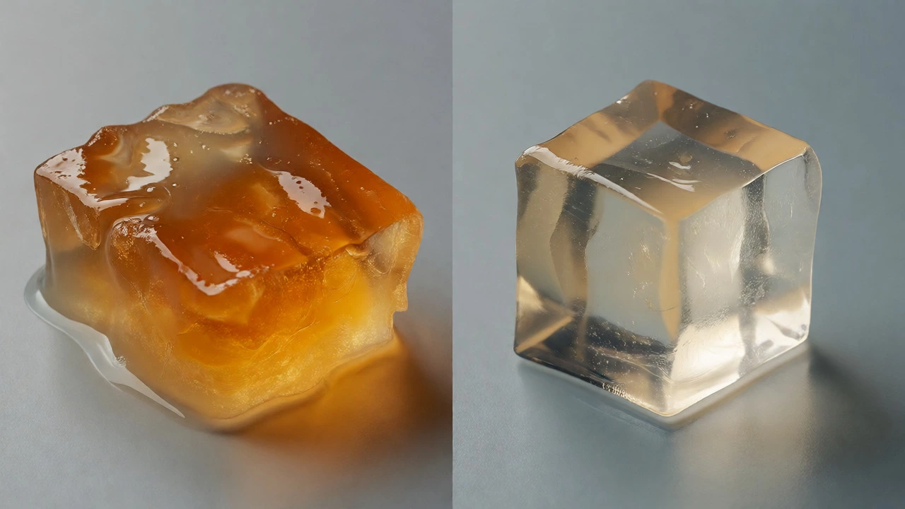 Comparison of gelatin and plant-based jelly textures