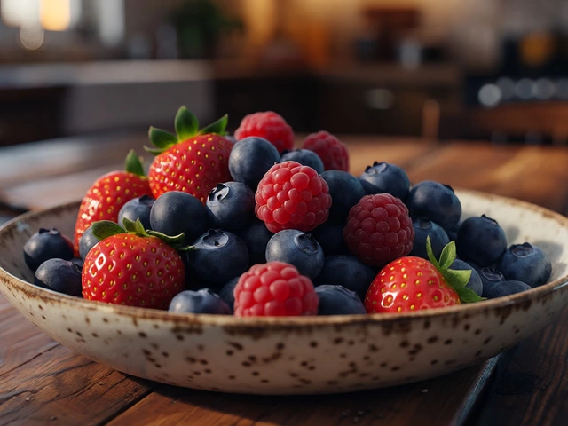 What is a good healthy dessert option for after dinner?