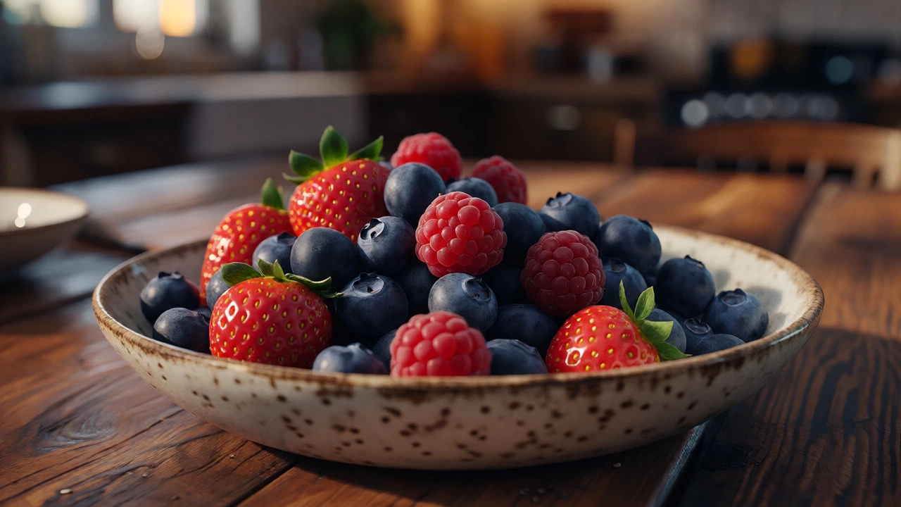 What is a good healthy dessert option for after dinner?